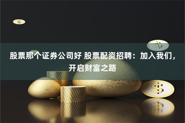 股票那个证券公司好 股票配资招聘：加入我们，开启财富之路